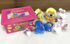 お菓子コンテナボックス たべっ子どうぶつ 水族館 いちご 2点セット