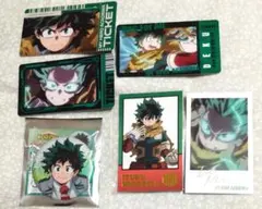 ヒロアカ 缶バッジ チケコレ Wフォトカード 緑谷出久