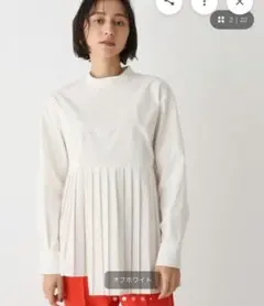 オペークドットクリップ　OPAQUE.CLIP　プリーツ切替シャツのサムネイル