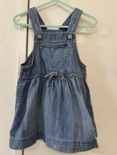 デニム　ジャンパースカート　GAP 子供　ジャンスカ　12-18m