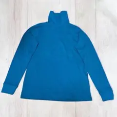L.L.Bean エルエルビーン　タートルネック　XS　深緑青　タグ付きのサムネイル
