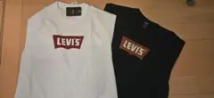 Levis ヴィンテージ バットウィング グラフィック Tシャツ 白黒2セット