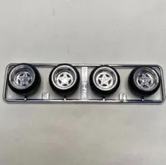 アオシマ ホイール 1/24 スター5 14インチ プラモデル 模型 旧車 族車のサムネイル