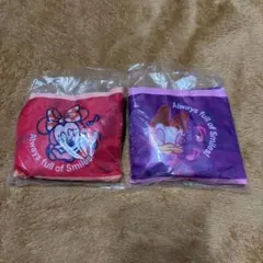 ディズニーリゾート カプセルトイ エコバッグ ミニー デイジー 2点セット
