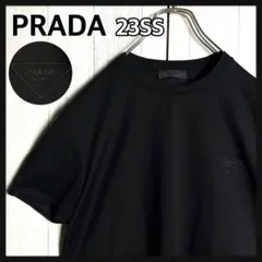 3739【未使用級・極美品・近年モデル】23SS プラダ 三角刺繍ロゴ Tシャツのサムネイル
