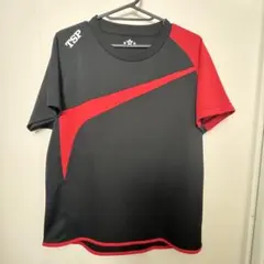 卓球 TSP 練習着 ウェア ユニフォーム 赤 黒 M
