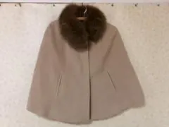 101529 JUSGLITTY ポンチョ　ファー・フォックス　サイズ2