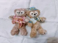 ダッフィー シェリーメイ ぬいぐるみバッジ 2体セットのサムネイル