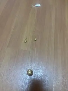 ゴールド 球形ペンダント ネックレス