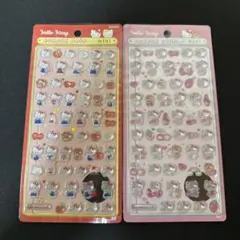 正規品　ボンボンドロップシール　ミニ　サンリオ　キティ　赤　ピンク