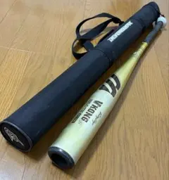 ケース付き！ミズノ VKONG02 野球バット 硬式　少年用 83cm ゴールド
