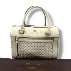 美品！　ケイトスペードニューヨーク　ボストンバッグ　白