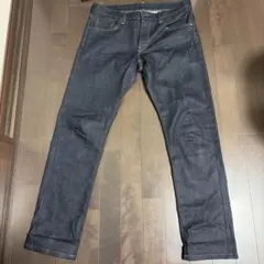 スリムフィット ダークブルーデニム