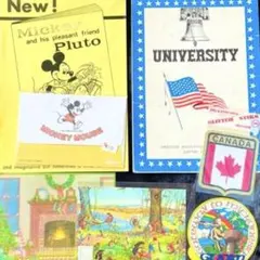 レトロ　レターセット　ミッキーマウス　他