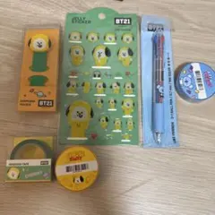 BT21 文房具セット チミー&コヤ　6点セット