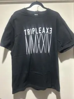 TRIPLE AXE Tシャツ トリプルアックス 両面プリント 黒 L - メルカリ