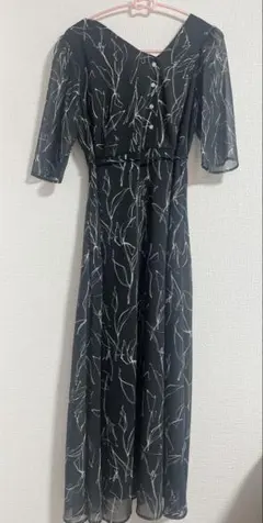 LAGUNAMOON シフォンワンピース ブラック Mサイズのサムネイル