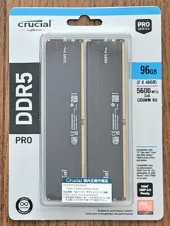 Crucial Pro 48GBx2 96GB DDR5-5600 未使用新品 - メルカリ