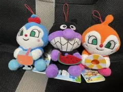 それいけ！アンパンマン ころふわ ビーチぬいぐるみマスコット 3種セット
