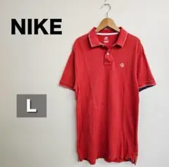 【美品】ナイキ NIKE 半袖ポロシャツ オレンジ メンズ L スポーツウェアのサムネイル