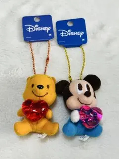 キラキラマスコット プー＆キラキラマスコット ベビーミッキー