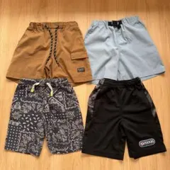 キッズ ハーフパンツ 110㎝ 4枚セット