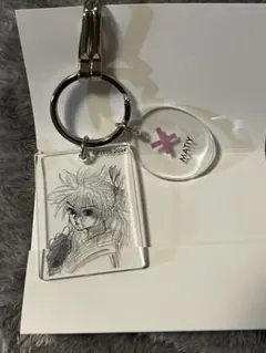 クリアベースキーホルダー　ハンターハンター　マチ