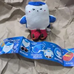 FC琉球ジンベーニョのぬいぐるみ　起き上がれないジンベーニョ　にっこりーノ