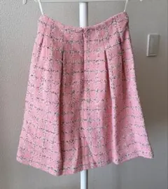 リカさん専用【新品未使用】エムズグレイシー ツイード スカート 38 ピンク