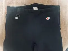 stussy 30周年 限定　champion スウェットパンツ　ブラック　M