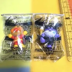 未開封 非売品 muhi おまけ アンパンマン バイキンマン キーホルダー