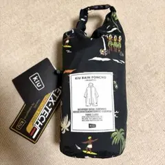 新品未使用kiu レインポンチョ　ビーチ柄のサムネイル