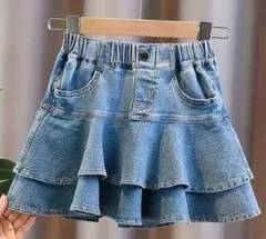 夏用 汎用デニムミニスカート、ファッショナブルな夏用