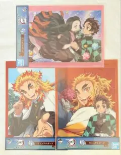 鬼滅の刃　ビジュアルボード　3種　煉獄杏寿郎　猗窩座　竈門炭治郎　新品・未開封