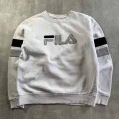 フィラ　fila アメカジ　ホワイト　スウェット　シティボーイ　カナダ卸
