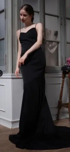 【美品】dressproduction バッククロスキャミソールドレス