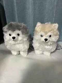 ころりんわんこのモフまる リードでお散歩ギミックぬいぐるみ 全2種セットのサムネイル
