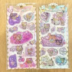 サンリオキャラクターズ/キティ日焼け/キラキラウォーターinシール