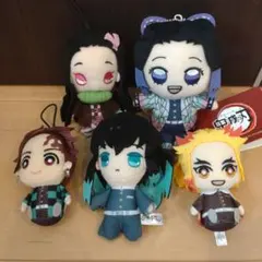 鬼滅の刃ぬいぐるみ５個セット