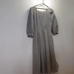 ROPÉ PICNIC チェック柄ロングワンピース 38