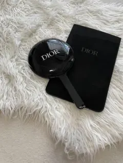 Dior ブラック ハンドミラー 専用ケース付き