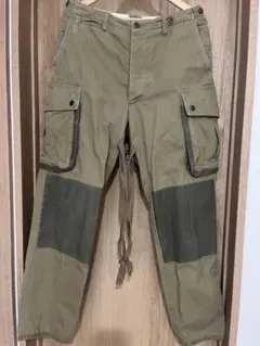 米軍実物40s チノパン 45カーキ　US ARMY 襤褸　リペア 米軍実物40s チノパン 45カーキ US ARMY 襤褸 リペア - メルカリ