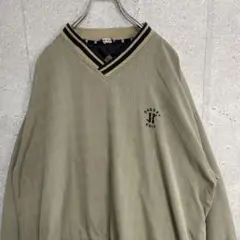 HAGGAR GOLF 刺繍ロゴナイロンプルオーバージャケットビックサイズ2XL