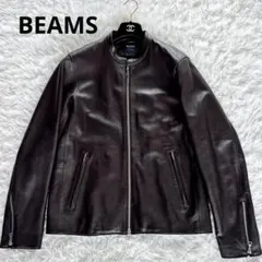 BEAMS HEARTシングルライダース ブラック BEAMS HEART（ビームスハート）の「BEAMS HEART / シープスキン