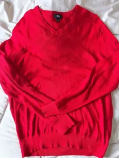 UNIQLO レッド ニット セーター S