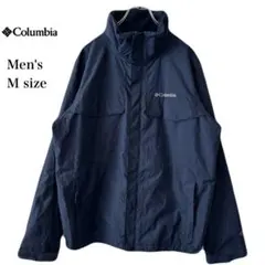 Columbia コロンビア マウンテンパーカー メンズ M ネイビー 刺繍ロゴのサムネイル