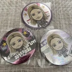 YURINO 75mm缶バッジ　キャラ　プチキャラ E-girls