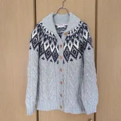 McGREGOR ケーブルニット カーディガン M