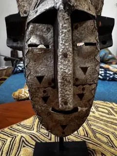 Songye ソンゲ族 民族仮面 アフリカンマスク 木彫り インテリア - メルカリ