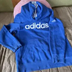 adidas Sport Essentials パーカー 青